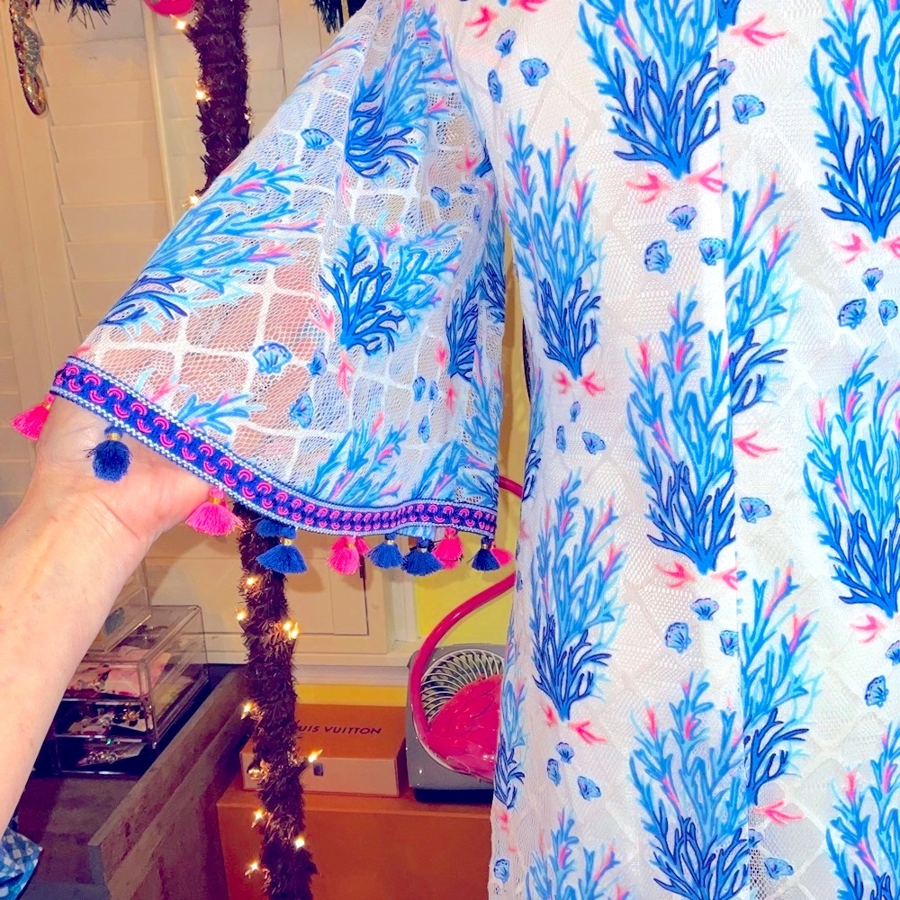 Lilly Pulitzer NWT Jackelin Romper Seaspray Off Shore Gorgeous Size 00,0 - Picture 11 of 16